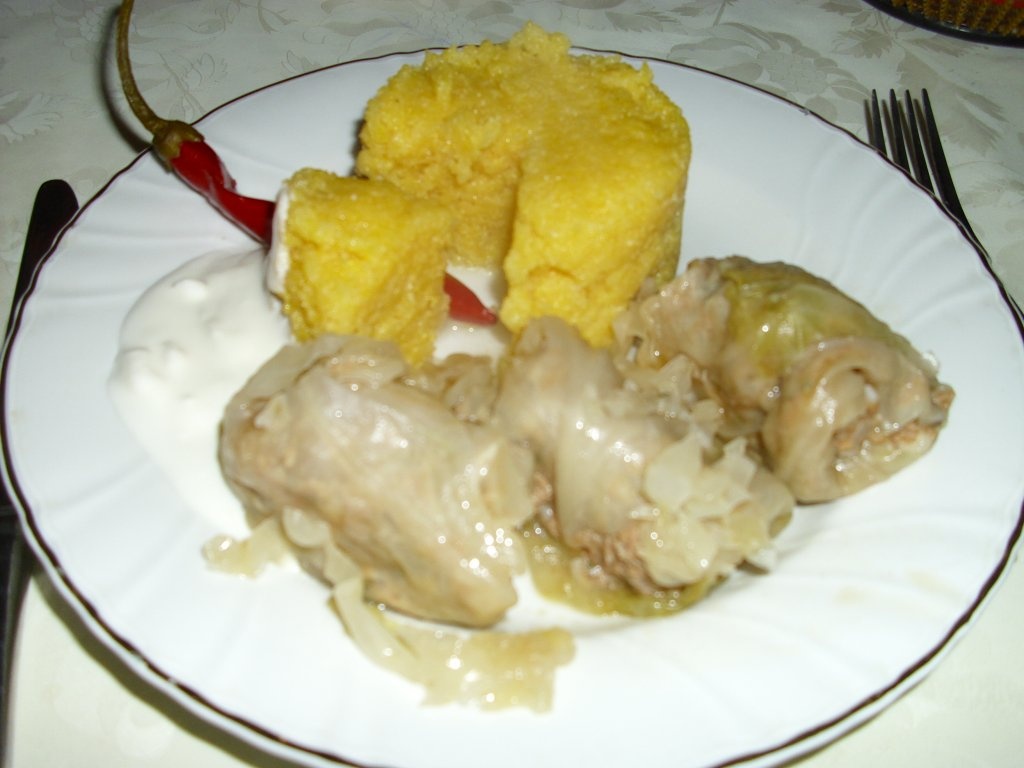 Sarmale in foi de varza murata