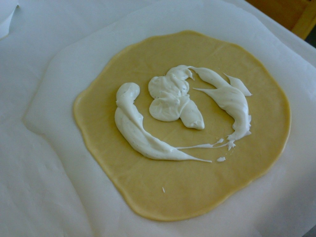 Flammekueche/ Tarta alsaciana