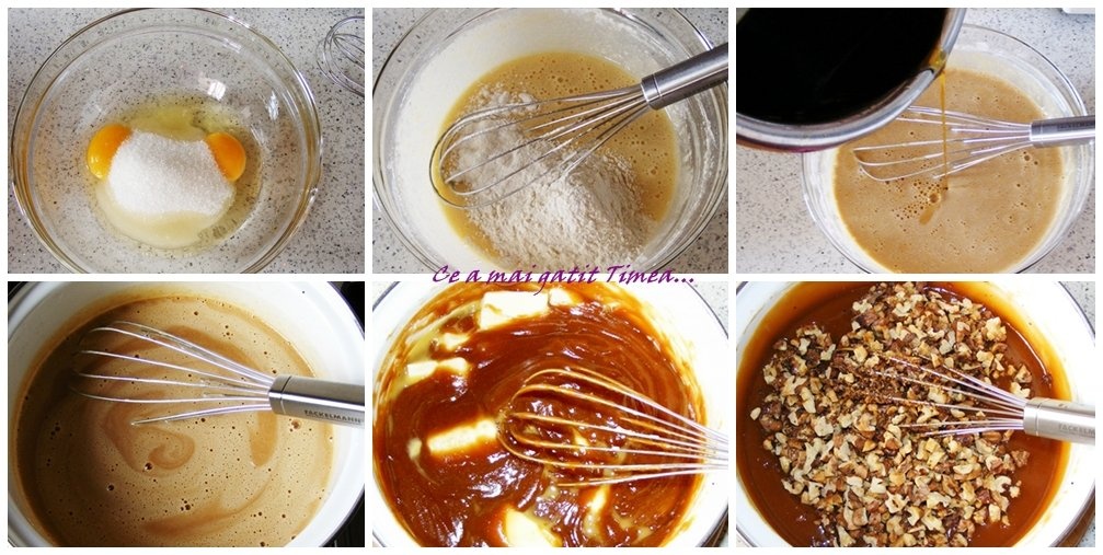 Foi de napolitana cu nuca si caramel