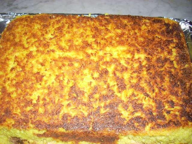 Tahchin (Budinca de orez cu carne)