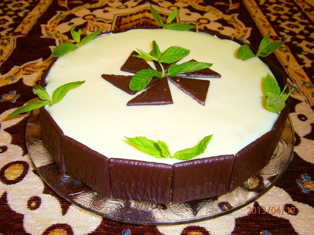Cheesecake "After eight"