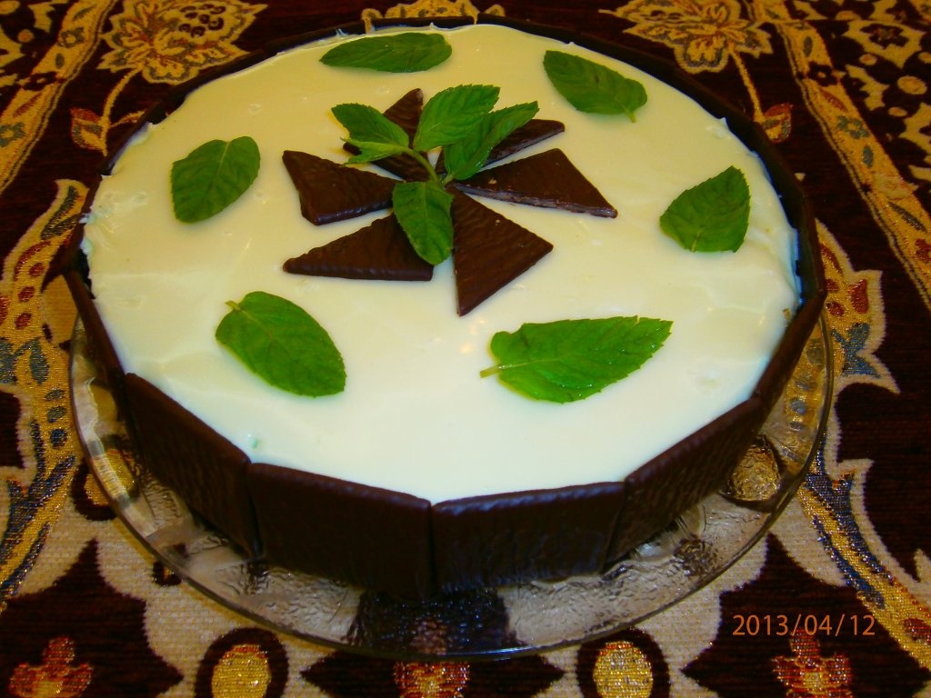 Cheesecake "After eight"