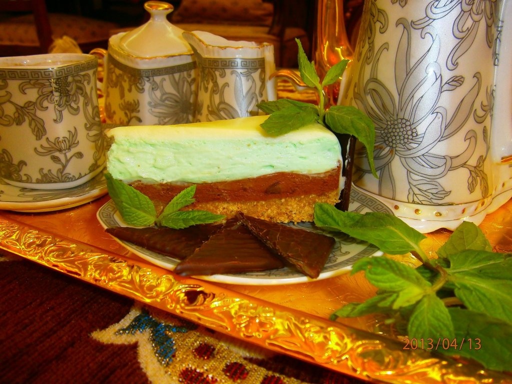 Cheesecake "After eight"