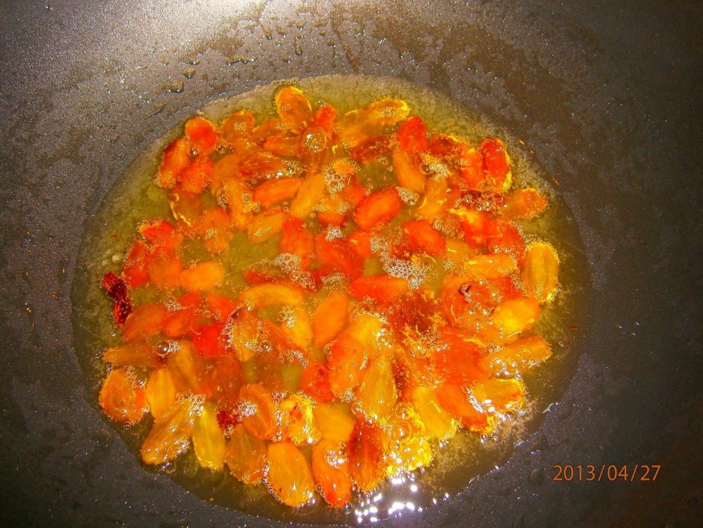 "Kabsa" cu pui si stafide