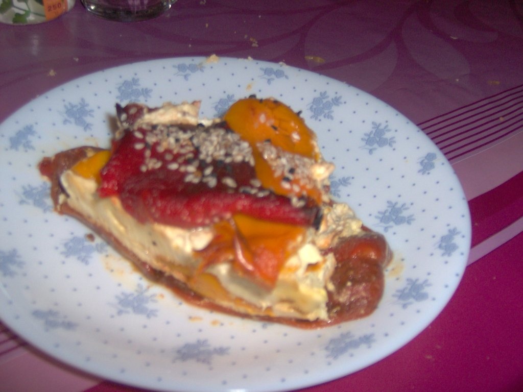 Tarta din ardei cu branza