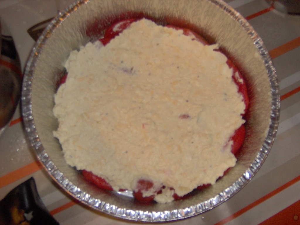 Tarta din ardei cu branza