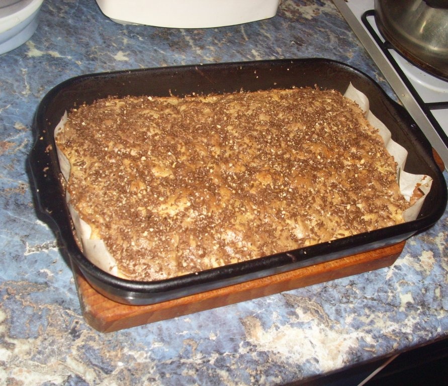 Chec cu nuca si ciocolata