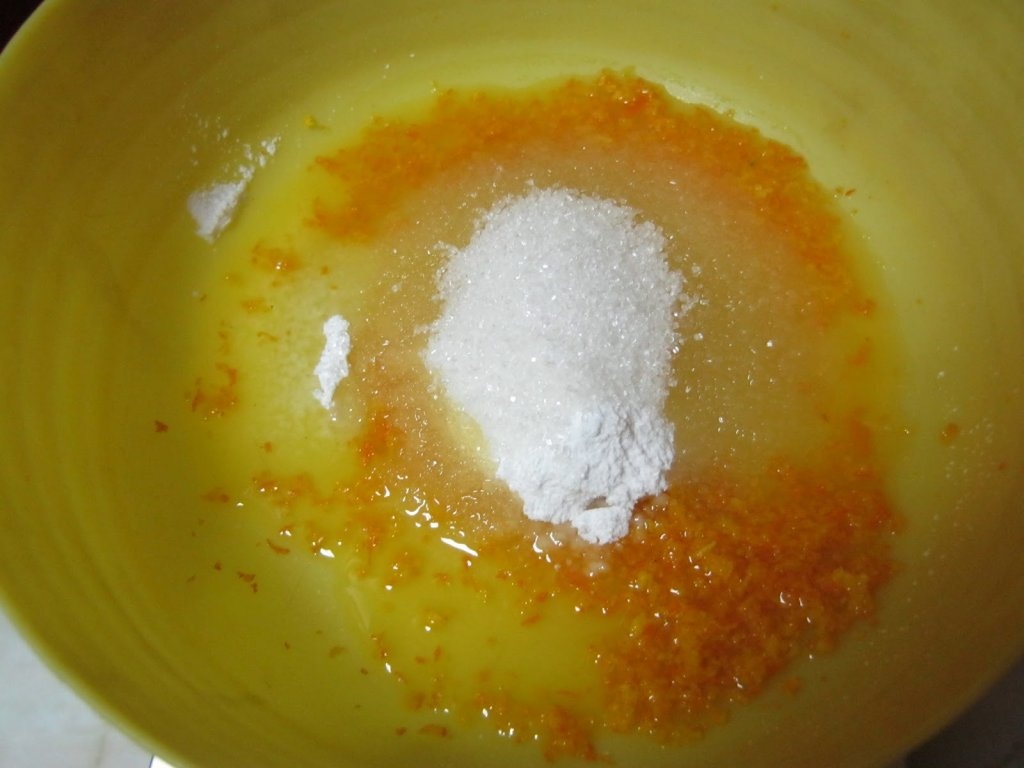 Biscuiti englezesti( shortbread)cu merisoare si portocale