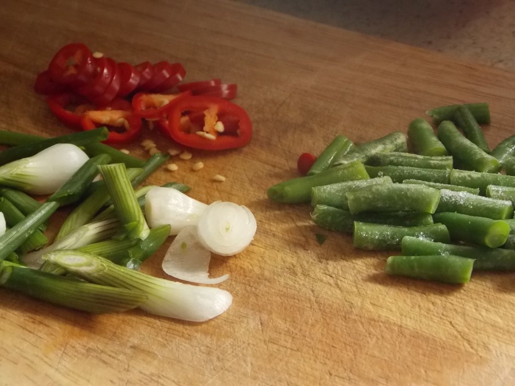 Somon cu orez jasmine