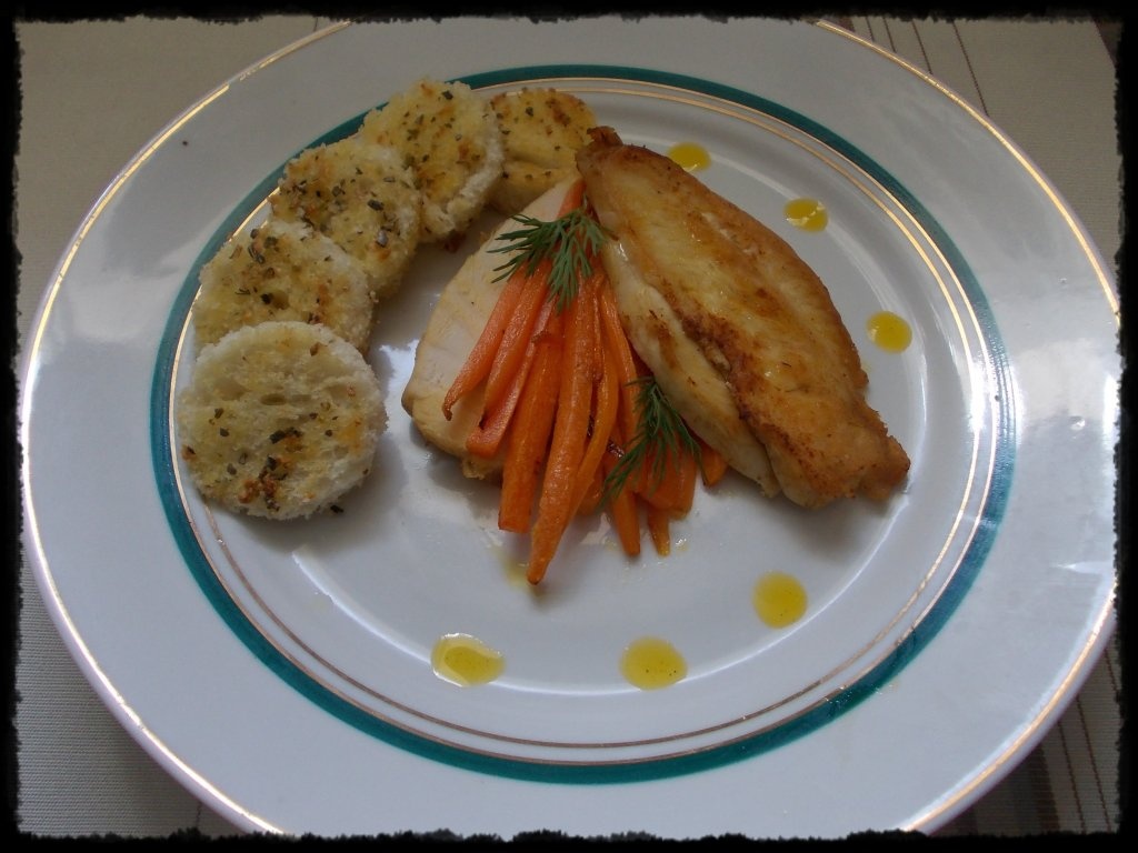 Piept de pui cu morcovi