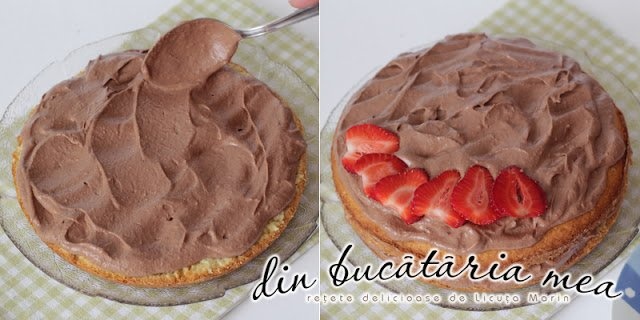 Prajitura cu capsuni si nuca de cocos