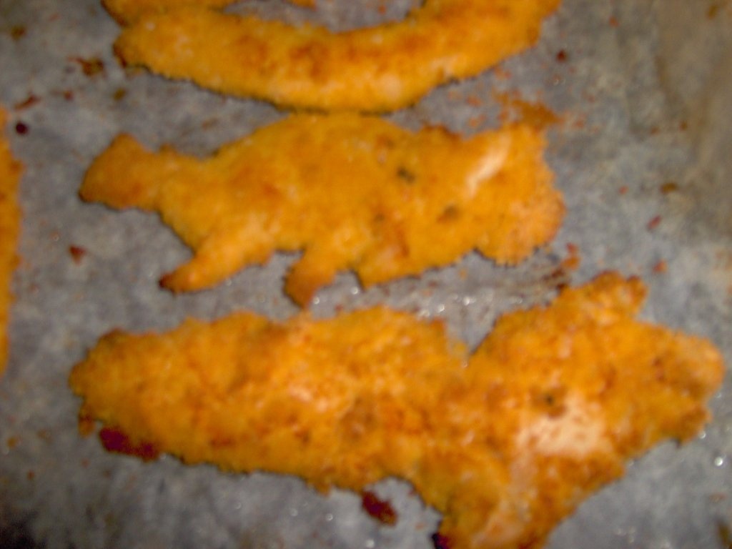 Snitel pane copt cu legume la wok