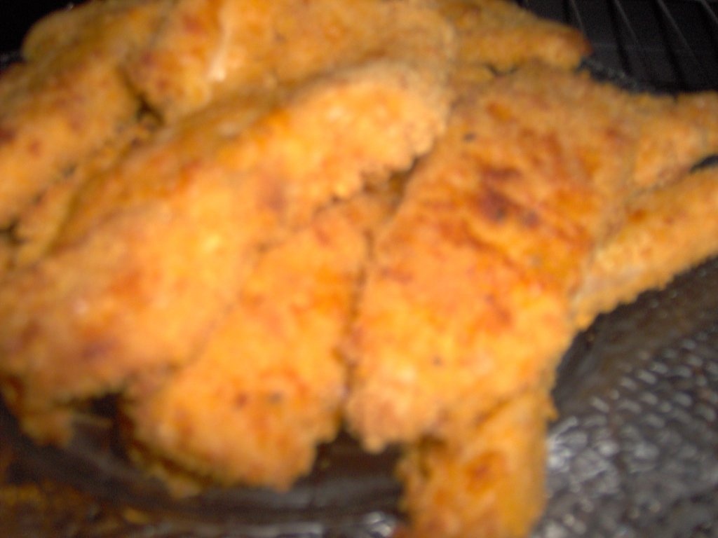 Snitel pane copt cu legume la wok