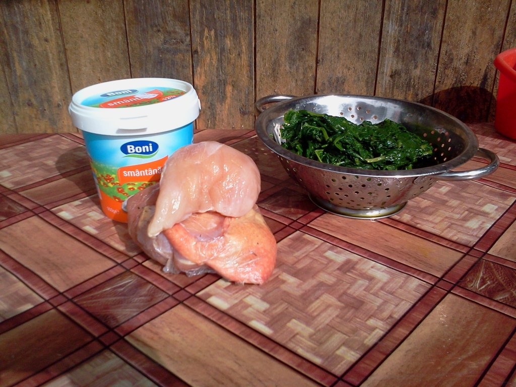 Spanac cu smantana