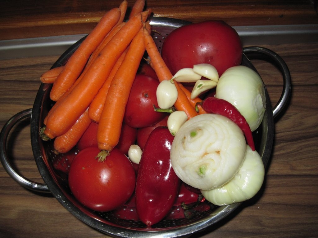 Supa crema de legume rumenite la cuptor