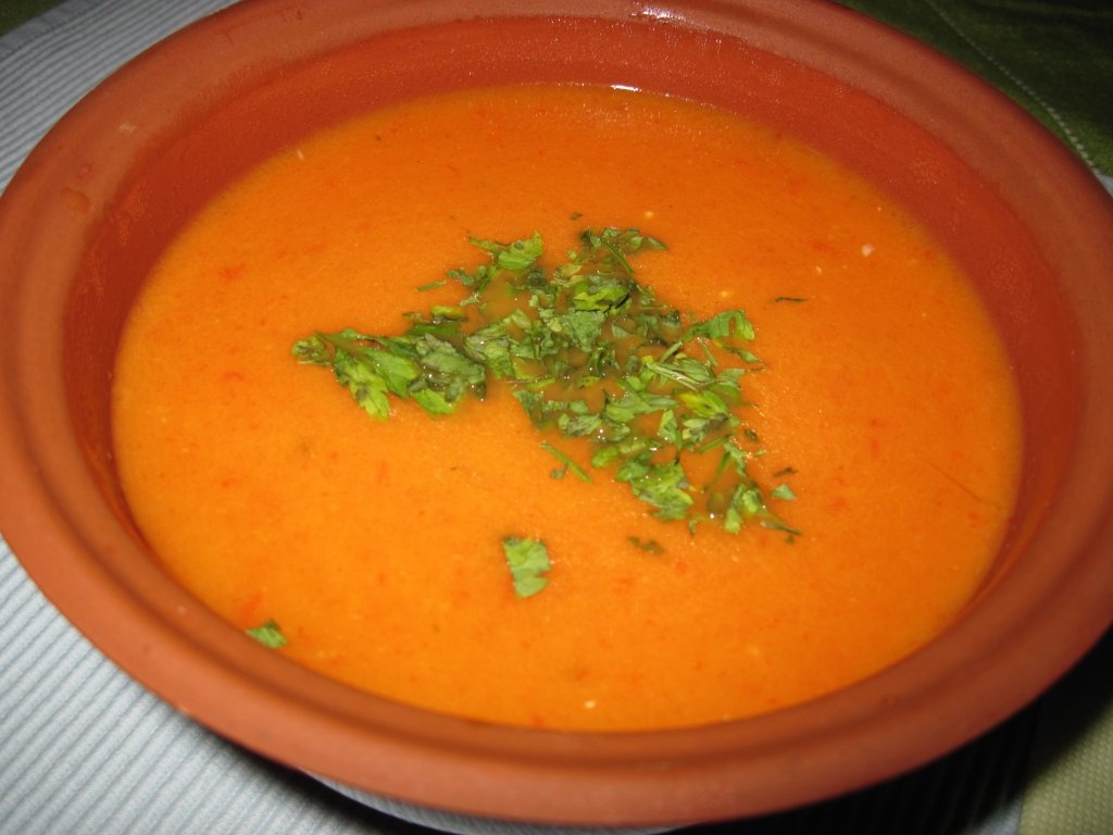 Supa crema de legume rumenite la cuptor