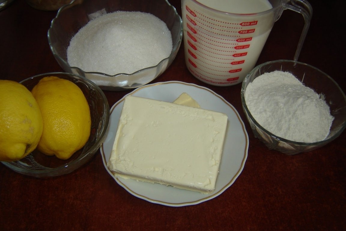 Prajitura in foi cu crema de lamaie