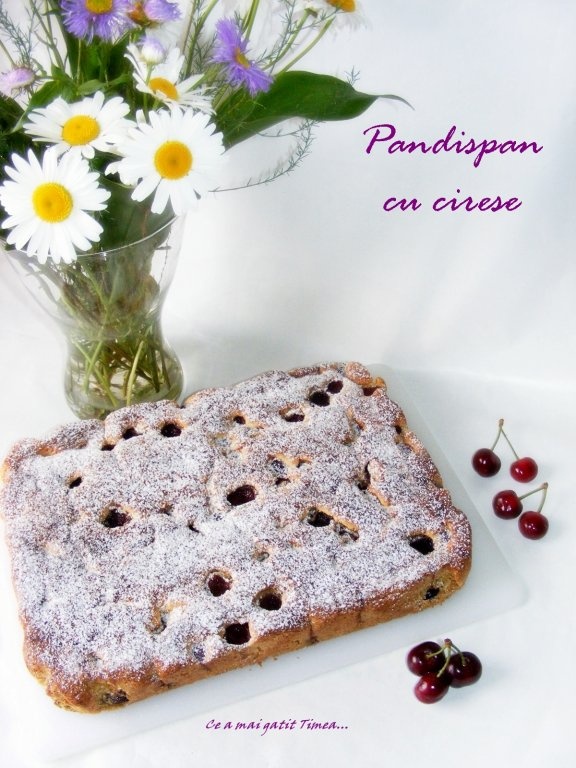 Pandispan cu cirese