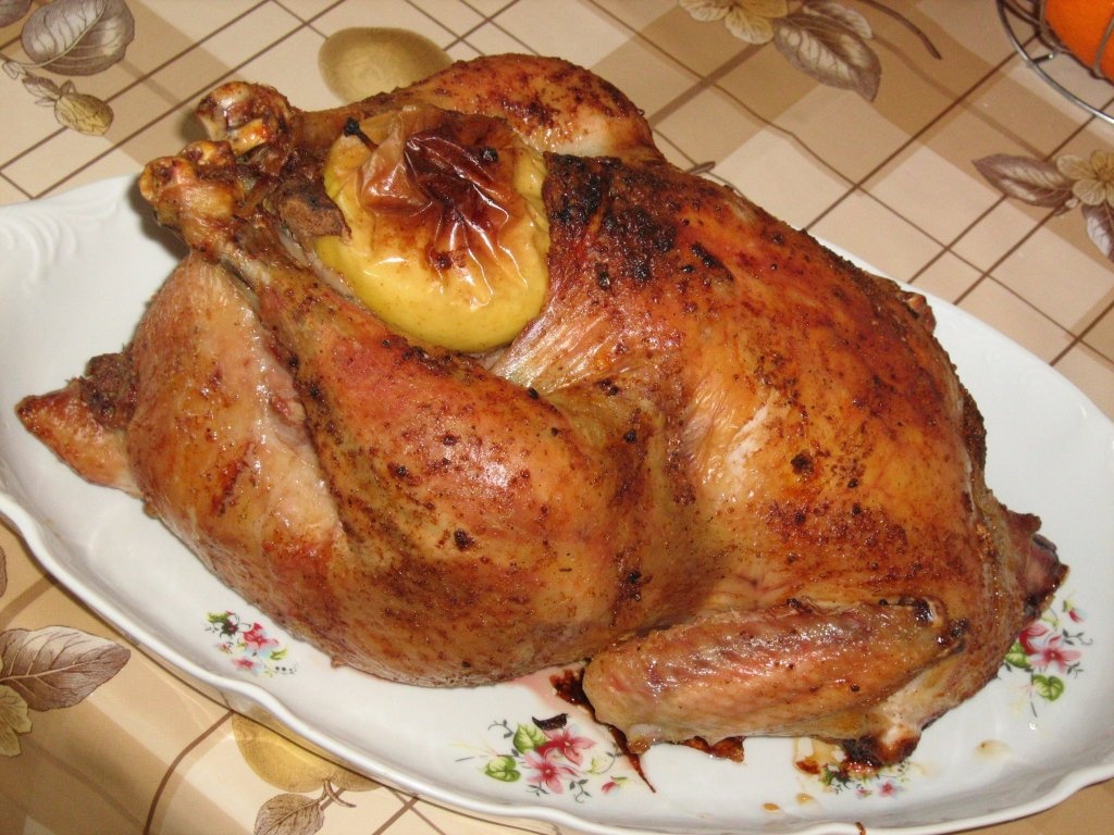 Pui umplut la cuptor