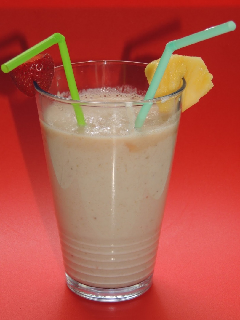 Milkshake cu fructe de sezon