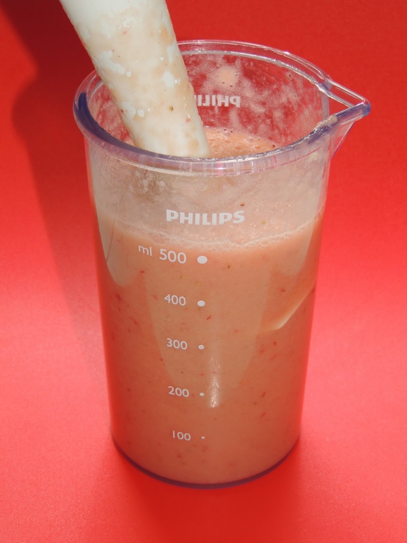 Milkshake cu fructe de sezon