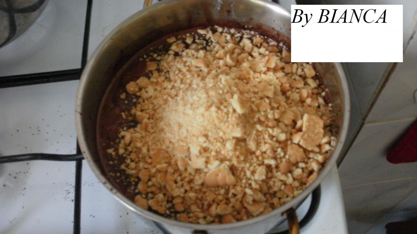 Salam de biscuiţi reţetă cu rahat