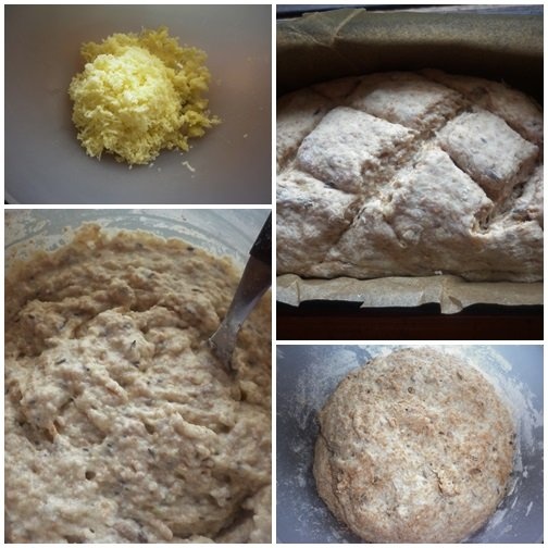 Paine cu cartofi si seminte