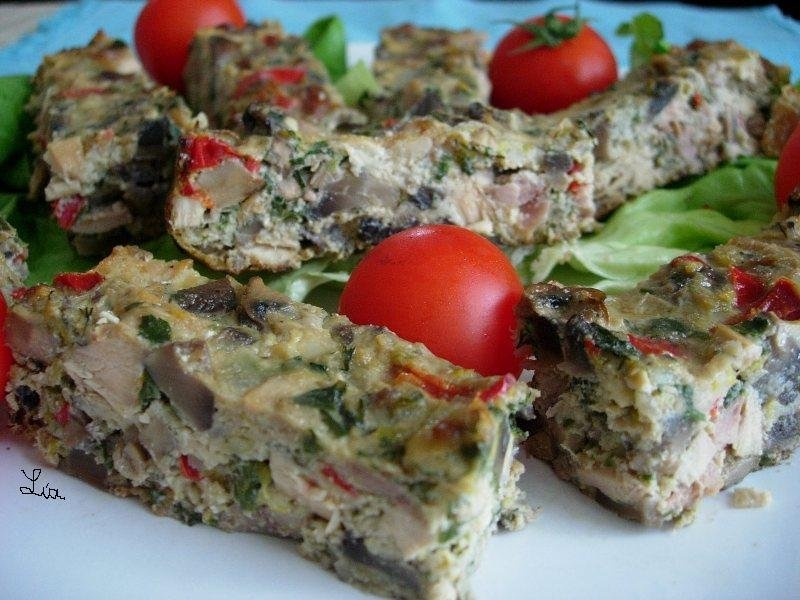 Drob din piept de pui  cu ciuperci