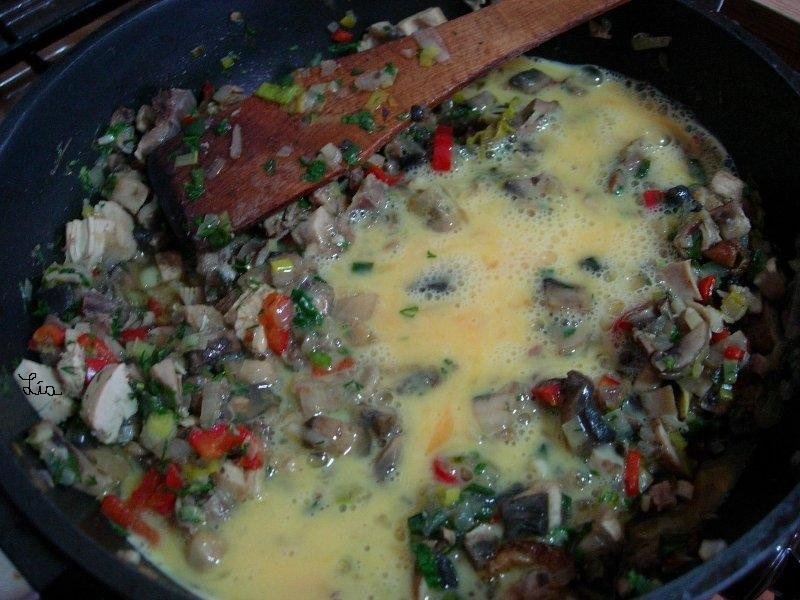 Drob din piept de pui  cu ciuperci