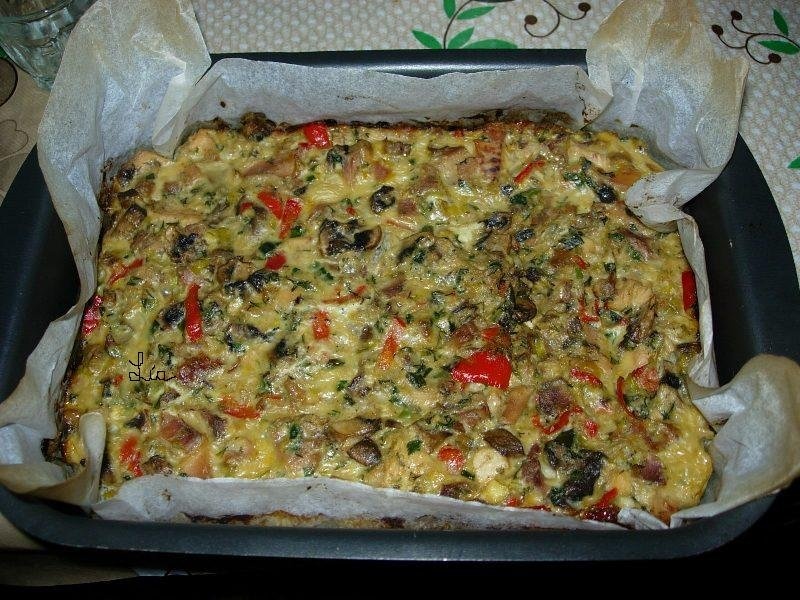 Drob din piept de pui  cu ciuperci