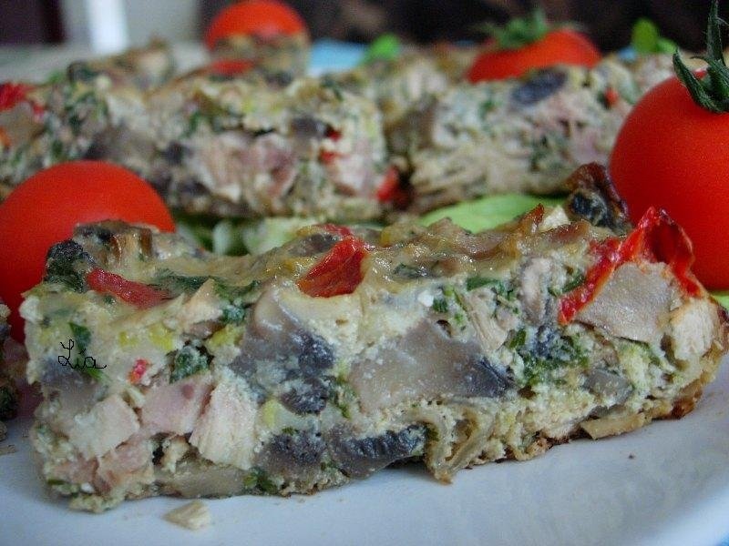 Drob din piept de pui  cu ciuperci