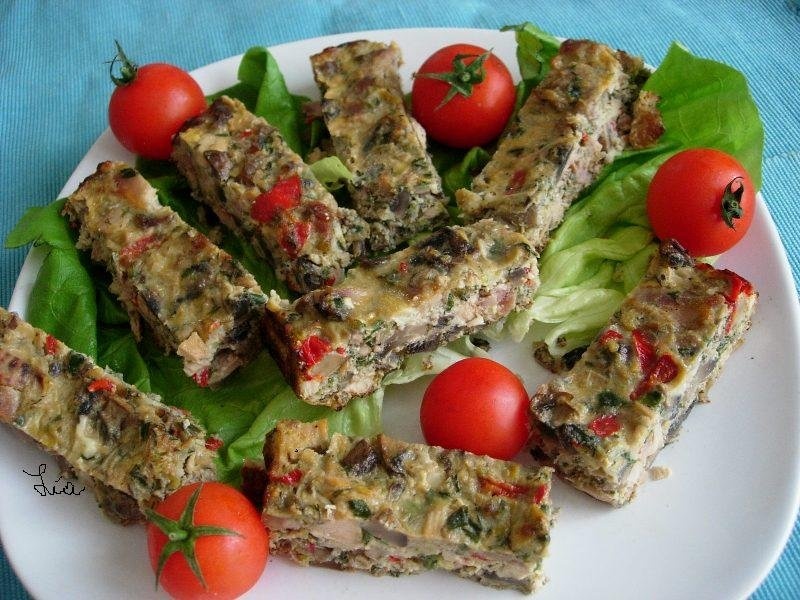 Drob din piept de pui  cu ciuperci