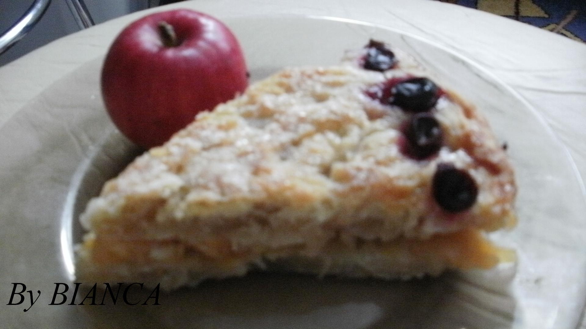 Placinta crocanta cu mere