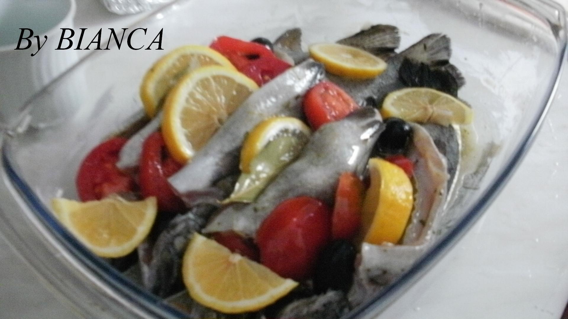 Pastrav umplut, la cuptor