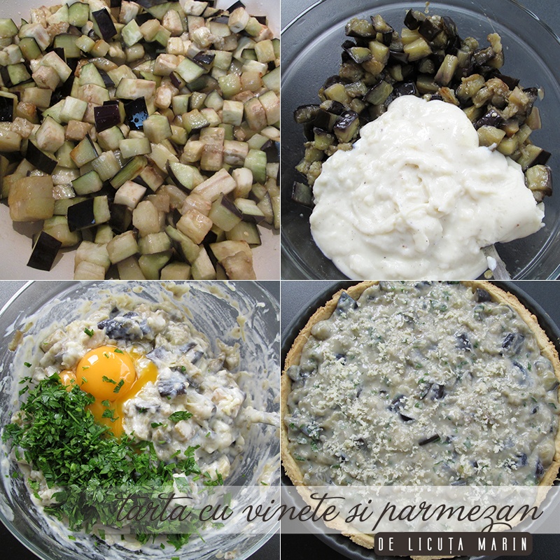 Tarta cu vinete si parmezan