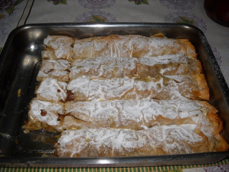 Placinta cu bostan, mere si gutui