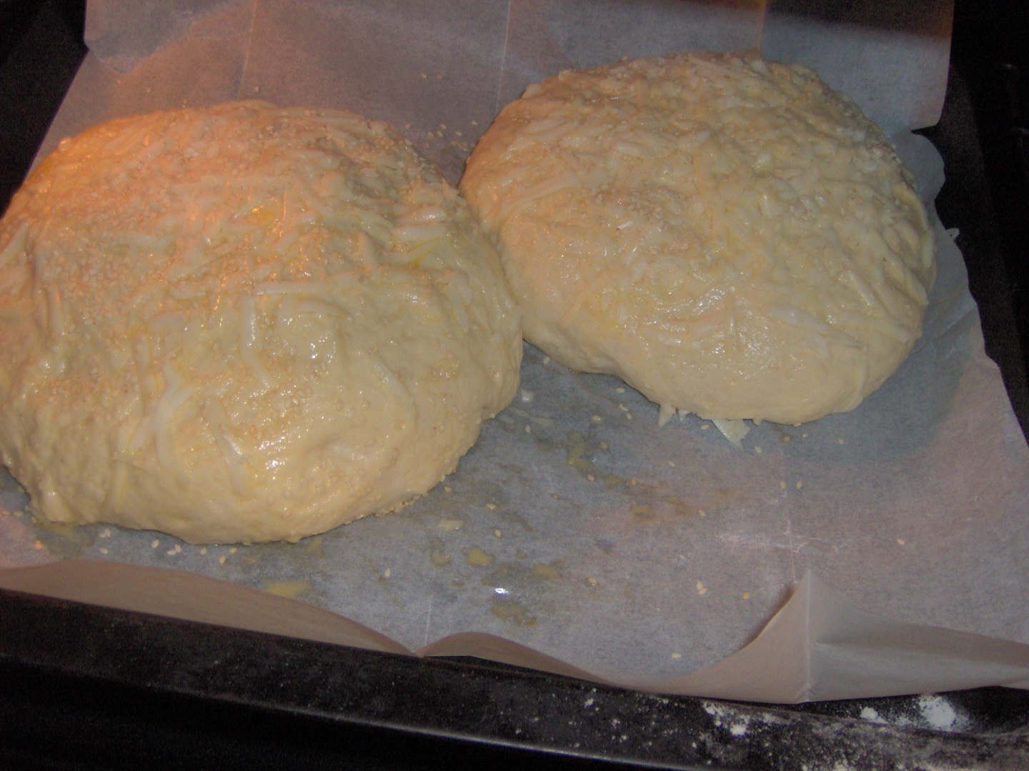 Paine umpluta cu branza