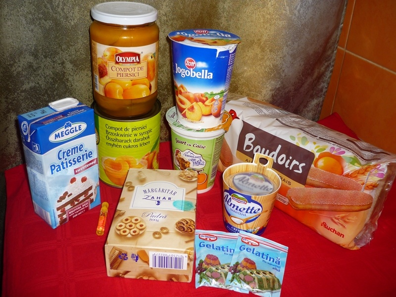 Prajitura cu iaurt si piersici. Reteta simpla, delicioasa, fara coacere