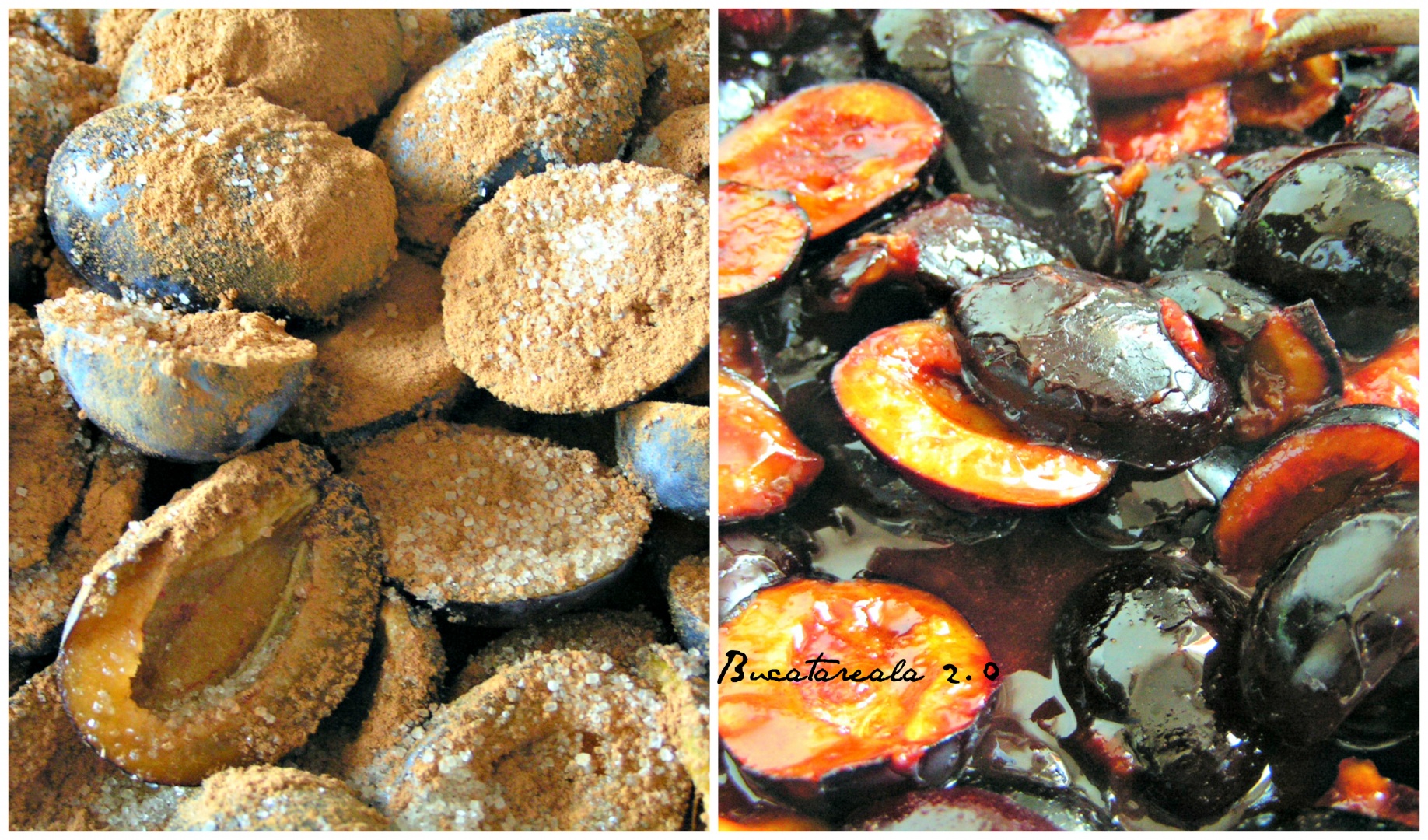 Tarta rustica cu prune