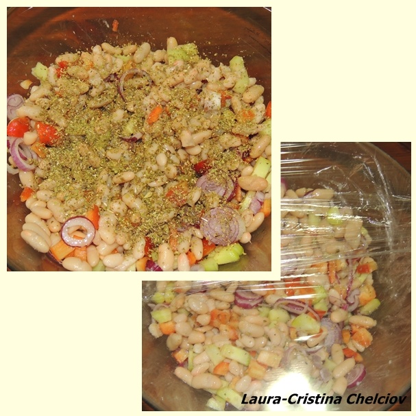 Salata cu fasole uscata