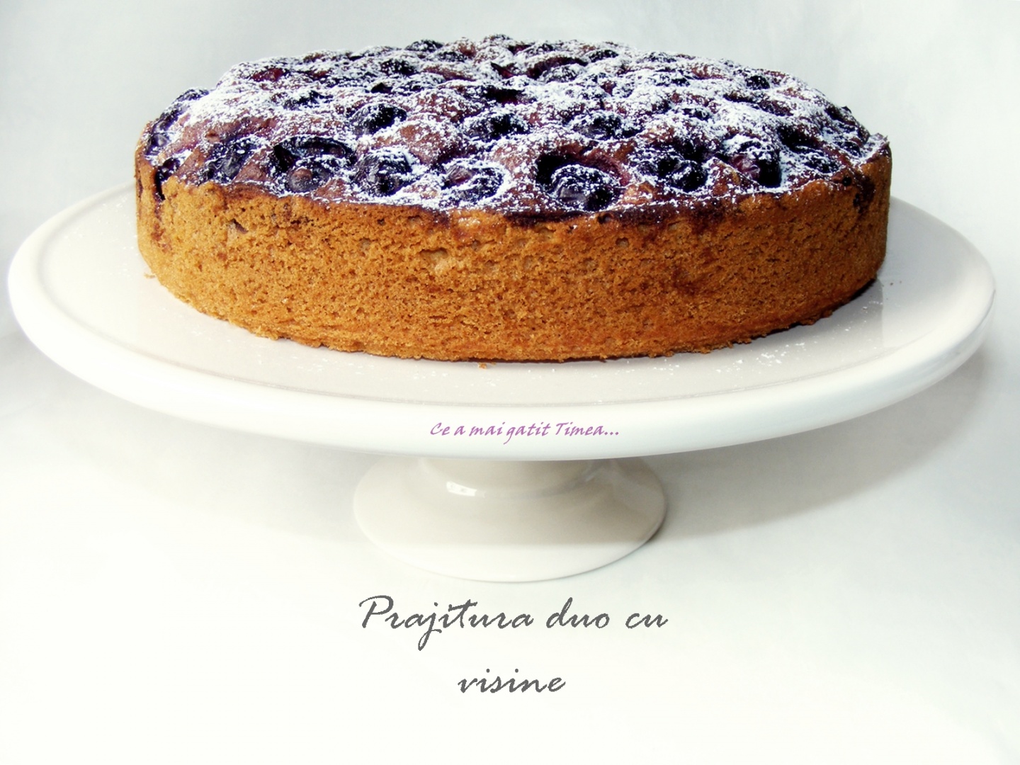 Prajitura duo cu visine