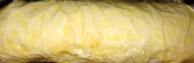 Rulada din muschiulet de porc cu legume in foi de placinta