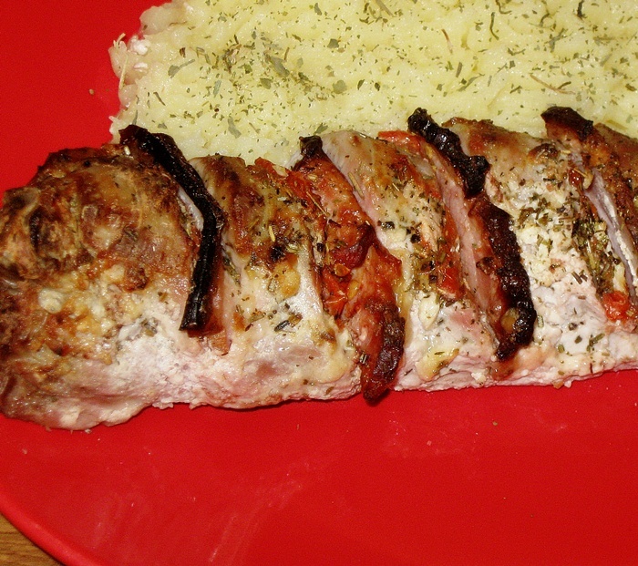 Muschiulet de porc impanat