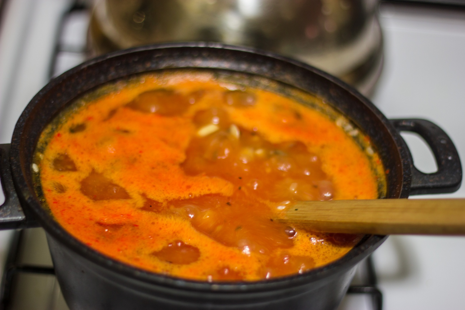 Supa de rosii cu ciuperci