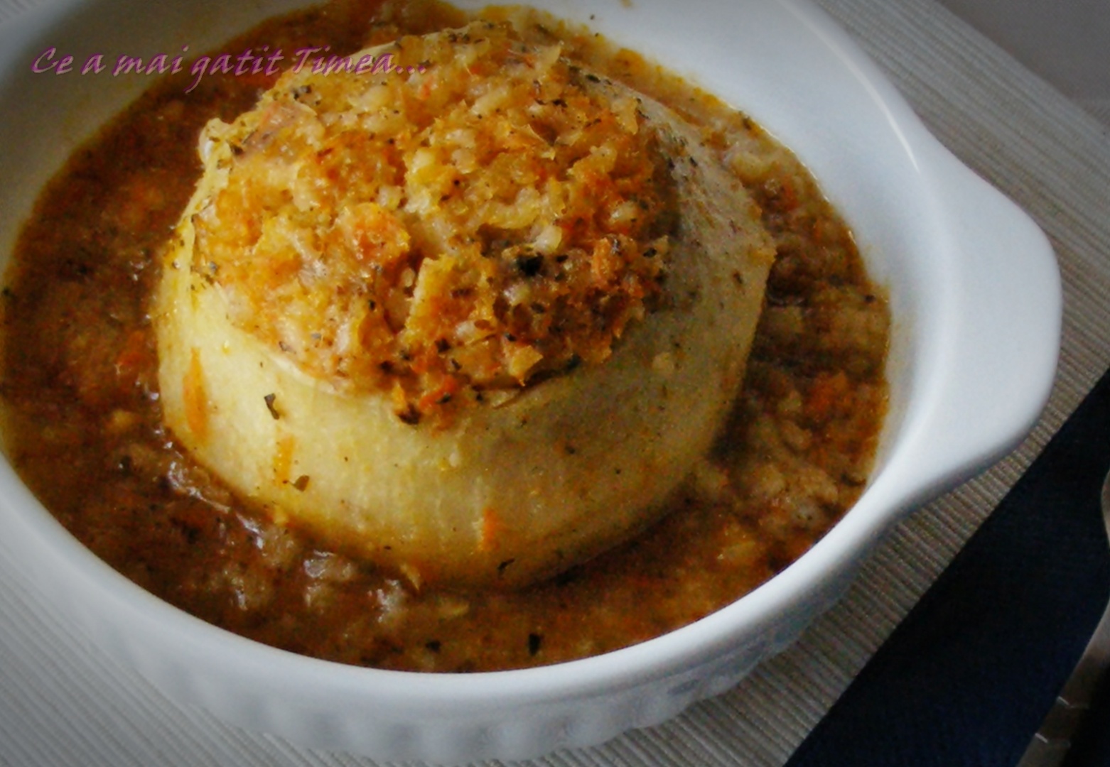 Gulii umplute cu legume