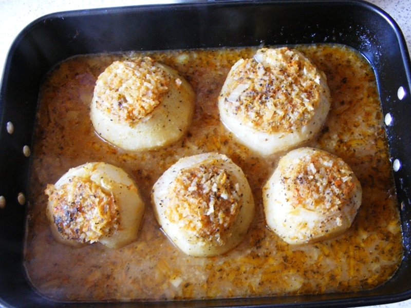 Gulii umplute cu legume