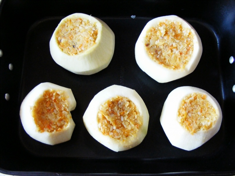 Gulii umplute cu legume