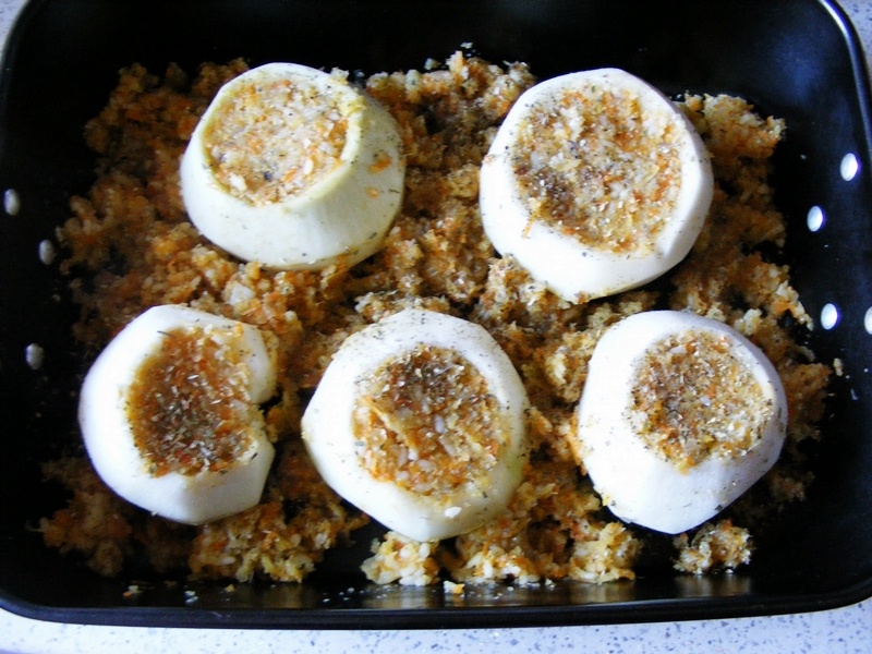 Gulii umplute cu legume