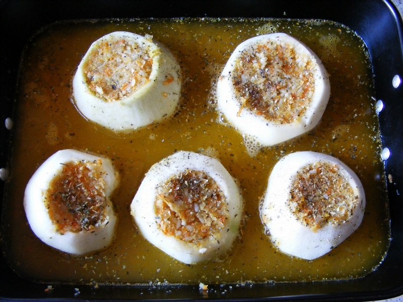 Gulii umplute cu legume