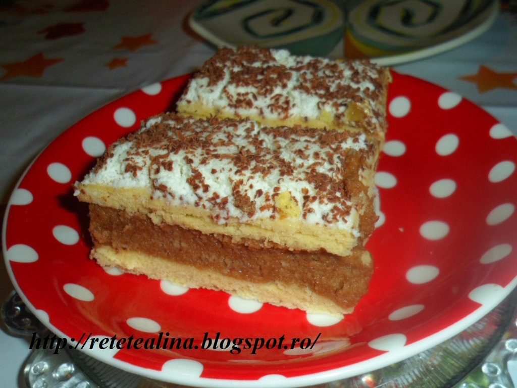 Prajitura cu rom si foaie sfaramata